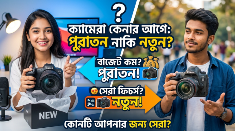 ক্যামেরা কেনার আগে পুরাতন ক্যামেরা কিনব নাকি নতুন ক্যামেরা