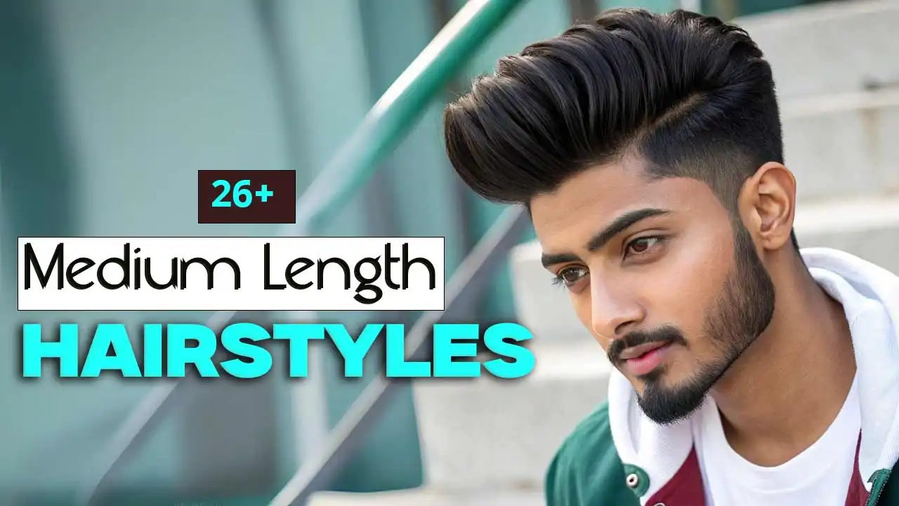 Medium Length Hairstyles Men 2025