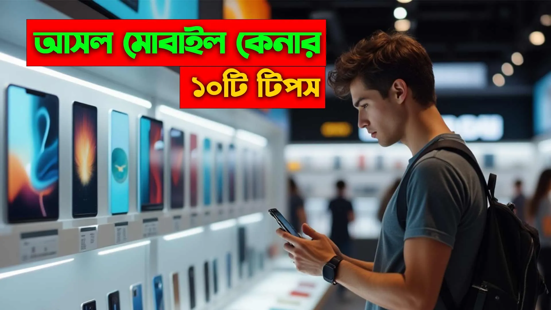 বাজার থেকে কীভাবে আসল মোবাইল কিনবেন