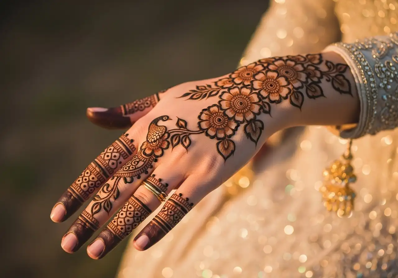 ১০+ সেরা বিয়ের মেহেদী ডিজাইন ছবি