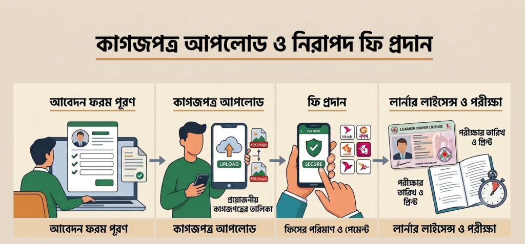 ড্রাইভিং লাইসেন্স করতে কি কি কাগজপত্র লাগে