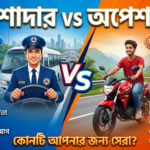 পেশাদার ও অপেশাদার ড্রাইভিং লাইসেন্স এর মধ্যে পার্থক্য